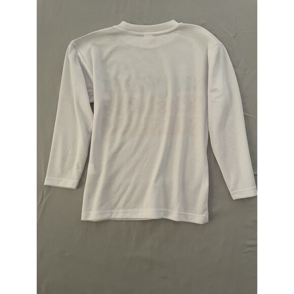 Laughing Giraffe Shirt Boys Size 5T White Long Sleeve Saltwater Seashells Sun - Picture 2 of 3